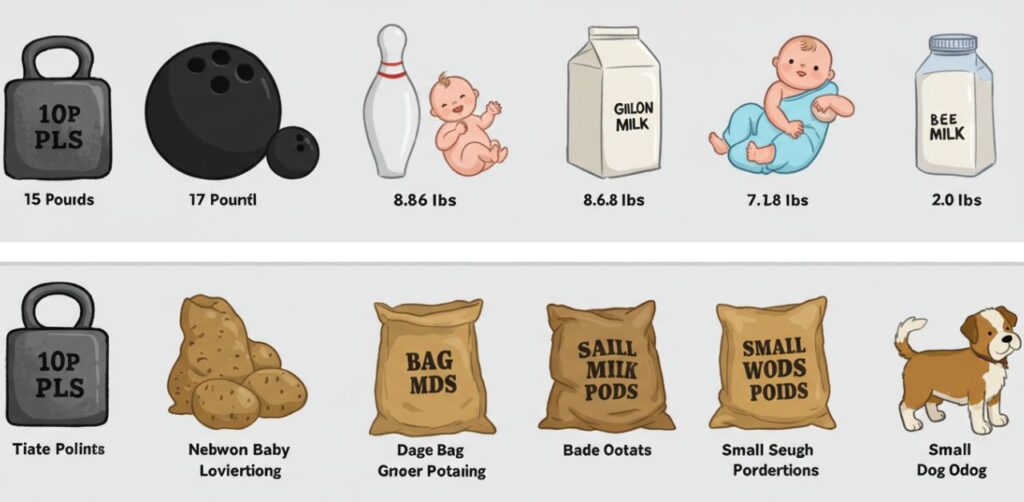 How Heavy Is 10 Pounds Compared to Other Weights